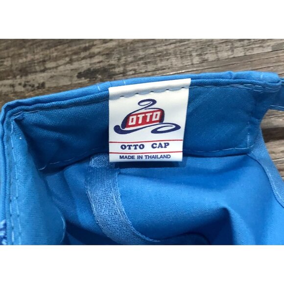 Vtg Case Blue One Size Adjustable Cap Hat Snapback on Otto Tag - Picture 5 of 5